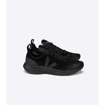 Black Men's Veja PERFORMANCE V-KNIT VEJA X RICK OWENS Running Shoes | AU 159PJJ